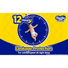 Mamypoko pants All night absorb| Pant Style Baby Diapers Large Size(L), 124 Count,(62*2) Ideal for 9-14Kgs|1 Diaper= Upto All night Absorption|Wider Crisscross Sheet|Gentle Coco Care| 12hr Leakage Protection| Prevents Heaviness.