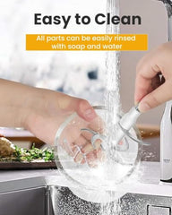 Electric Vegetable Chopper for Kitchen 700ml | 350W One-Touch Food Processor with 4 Stainless Steel Blades | for Onion, Garlic, Vegetables, Fruits, Nuts & Baby Food