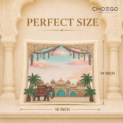 Choego New Season Wedding Print Saree Cover Pack of 12 | Zip closure, Doli Print Reusable storage bags, Ideal for bridal designer sarees, Wardrobe organizer, One side transparent