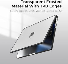 Meyaar Compatible with MacBook Neo Case 13 Inch A3404 with A18 Pro Chip 2026, Transparent Hard Shell Plastic Snap-On Protective Cover (Crystal Clear, for MacBook Neo 13” (A3404))