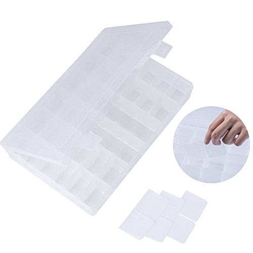 SYGA 36 Section Detachable Creative DIY Nail Finishing Storage Rubber Jewelry Bait Eyelashes Earrings Medicine Box