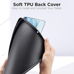 Robustrion Case Cover for iPad Air 11 inch Cover M4 / M3 / M2 / iPad Air 5th Generation Cover/iPad Air 4th Generation with [Pencil Holder] for iPad Air 11 inch M4 M3 M2 /Air 4 5 10.9" - Black