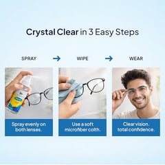 Aqualens Spectacle lens cleaner | Pack of 2 (100ml each)