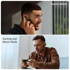Zebronics Sound Bomb 7 Bluetooth TWS in Ear Earbuds with 60H Playtime, ENC Mic, Rapid Charge, Upto 50ms Gaming Mode, Flash Connect, Voice Assistant, Smooth Touch Control, BT v5.2, Type C (Blue)