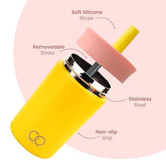 ONE & ONLY Kids Stainless Steel Tumbler 350ml SUS304 Water Sipper Cup