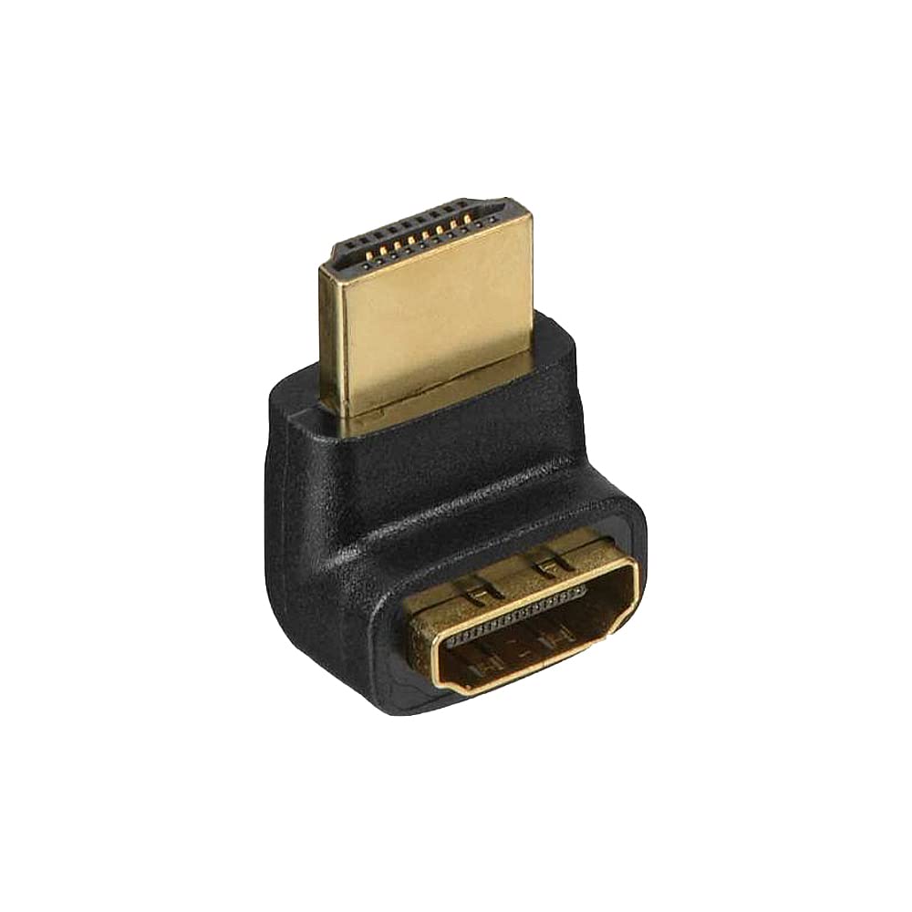 SYGA HDMI 4K Male to Female 90 Degree Right Angle Bend Adapter for Computer TV Ultra HD Adapter 3D&4K Supported