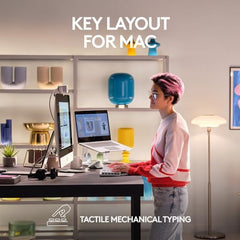 Logitech MX Mechanical Wireless Illuminated Performance Keyboard with Free Adobe Subscription, Linear Switches, Backlit Keys, Bluetooth, USB-C