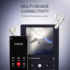 boAt Airdopes Prime 511, Volume Swipe Control, 50hrs Battery, 4Mics ENx, Multipoint Connection, App Support, Bluetooth Earbuds, TWS Ear Buds Wireless Earphones with mic (Active Black)