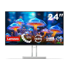 Lenovo L27-4C| 27 Inch (68.58 cm) Ultraslim Monitor, FHD 1920x1080, IPS, 144Hz, 99% sRGB, 1ms, 2x3W Speakers, Dual HDMI, Display Port, Audio Port, AMD FreeSync,Eyesafe, Bezel-Less, VESA Mount, Grey