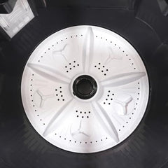 VW Visio World 8.5 kg semiautomatic Top Load Washer Only with Powerful Wash, V8 Supreme-Wash, Black/Grey