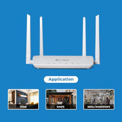HI-Focus LTE 4G Sim Router|Support 4G or 5G Sim All Carrier|Upto 150 MBPS Speed|Long Range Coverage 150 Mbps 4G Router |Ethernet|2.4Ghz WiFi| (White, Single Band)… (HF-R1100T-4G)