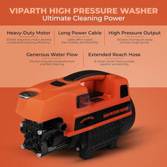 Viparth 16 Inch Dual-Function Undercarriage Pressure Washer | Underbody Car Wash, Bus | with 2 Piece Extension Wand | 4000 PSI | with 4 Spray Nozzle