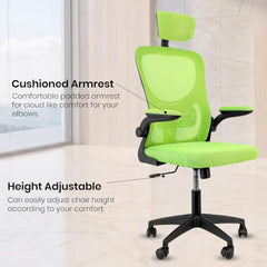 Casa Haus Italia Premium Leatherette Office Chair for Work | Boss Chair, Ergonomic Executive, Luxurious Cushioned Arms & Seat, 2 Point Back Massager, Heavy Duty Metal Base (Burgundy)