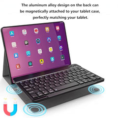 TVASMANI Ultra-Slim Bluetooth Keyboard and Mouse Combo, Black Portable, Rechargeable, Wireless, Compatible with Android Tablet Cell Phone Samsung iPhone iPad