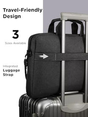 Lenovo Casual Laptop Briefcase T210 (Toploader) 39.62 cm (15.6-inch) Water Repellent Black, Sleek Design, Lightweight, Office Use, Black