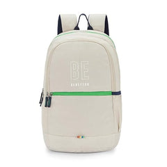 UNITED COLORS OF BENETTON Ming Polyester 25L Non 4 Compartment Laptop Backpack For Unisex - Beige