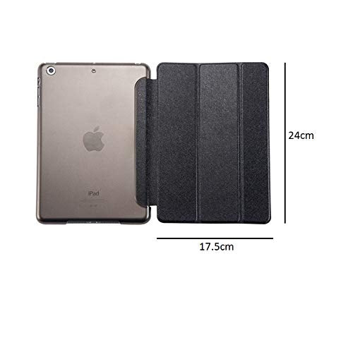 SYGA iPad 2018 Leather Cover iPad air/air2 case Simple Ultra-Thin iPad5/6 Flat case for 9.7 inch Screen(Black)