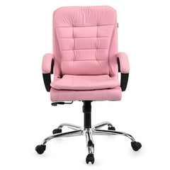 GOYALSON Mesh Back Revolving Chair for Office Home Swivel Desk Chair with Comfortable Seating & Wheels (1, Brown, Standard)