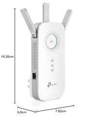 TP-Link AC1750 Universal Dual Band Range Extender, Broadband/Wi-Fi Extender, Wi-Fi Booster/Hotspot with 1 Gigabit Port and 3 External Antennas, Built-in Access Point Mode, 1750Mbps Speed (RE450)