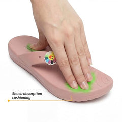 Yoho Drizzle Soft Slippers for Women, Mild Acupressure, Lightweight, Anti Skid & Slip, Diabetic Footwear for Woman, Home Wear Bathroom Chappal for ladies | Waterproof Monsoon & Rainy Footwear | Pastel Lavender - UK 5