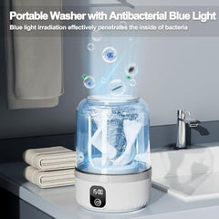 Portable Washing Machine, 16L Mini Washing Machine With Spin Basket, Small Portable Washer Machine Suitable for Underwear Small Clothes Dryer Deep Cleaning for Underwear Washing Machine