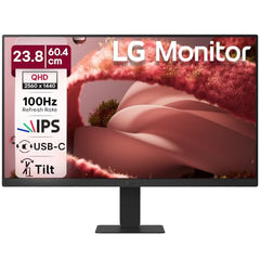 LG 27U631A 27 Inch (68.47 cm) QHD (2560x1440) IPS PC Monitor with HDR10, Flicker Safe, HDMI, DP, HP Output USB-C (15W PD), 100Hz 5ms (GtG), Tilt Adjustable, 3-Side Virtually Borderless Design sRGB 99%