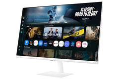 Samsung 32" (80 cm) 4K M7 Vision AI Smart Monitor|UHD 3840 x 2160|Smart TV Experience with AI|Type-C|Apple AirPlay|Gaming Bar|Remote|Speakers|Wi-Fi|Bluetooth|AI Picture & Sound|LS32FM701UWXXL|White