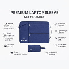 Tabelito® Hybrid 13.3 inch Laptop Bag Sleeve Cover with Box HP/Dell/Accer/Apple/Asus/Lenovo/Ultrabook/Razer Etc.-Blue 13.3 INCH