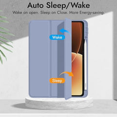 Robustrion Cover for Xiaomi Mi Pad 8/8 Pro/Xiaomi Pad 7/7 Pro 11.2 inch Cover Case with [Pencil Holder], Trifold Flip Case Cover for Xiaomi Pad 7/8 Cover [Auto Sleep Wake] - Black