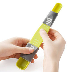 SYGA Measuring Spoon for Measuring Dry Ingredients,Creative Double End Adjustable Scale Eight Stalls Metric Spoon