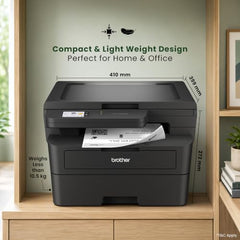 Brother DCP-L2680DW (New Launch) Auto Duplex Laser Printer, 34 PPM, Print Scan Copy, LCD Display, 256 MB Memory, (WiFi WiFi Direct LAN USB), 250 Sheet Tray, 3000 Pages Inbox Toner, Free Installation