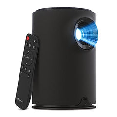 Portronics Beem 450 Smart LED Projector with 1080p Full HD Resolution, Built-in Streaming Apps (Netflix, Prime Video, Hotstar), 4000 Lumens, Screen Mirroring, 3 Watt Speaker, Bluetooth, Wi-Fi (White)