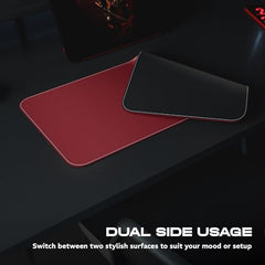 daWg KeyMat R1 Esports Gaming Mouse Pad, 800 x 300 mm, 4mm Thickness Extended Desk Mat, Anti-Fray Stitching, Anti-Skid Rubber Base, Pro-Grade Tracking Surface, High-Velocity Glide (Dragon)