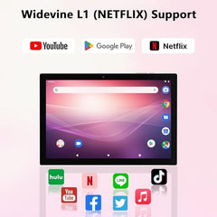 CUPEISI Android 13 Tablet 10 inch 12GB RAM+128GB ROM/1TB Expandable Tablet, Bluetooth, Wi-Fi, 2024 Newest 2 in 1 Tablets with Keyboard Case, Mouse Capacitive Pen, 2.0 Quad Core CPU