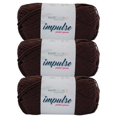 WOAFASHIONS - World of Arts Impulse Hand Knitting & Crochet Yarn, Premium Acrylic, 4 : Medium (Anchor Grey) (100gms / 3.5oz / 200mtr / 218yds)