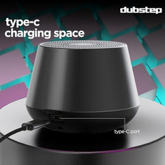 Dubstep Pop 600 Wireless Speaker, 15 Hrs Playtime, 52mm Driver, TWS Pairing, 6W Output Bluetooth Speakers (Grey)