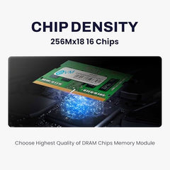 EVM 8GB DDR4 Desktop RAM 3200MHz | Long-DIMM – 1.2V Low Voltage |288-PIN Pin, Intel & AMD Compatible | High-Speed PC Memory Upgrade | 10 Year Warranty (EVMT8G3200U88P)