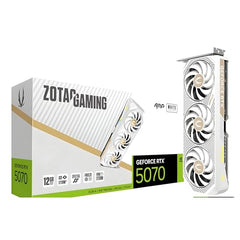 ZOTAC Gaming GeForce RTX 5070 Twin Edge OC Graphics Card - Black | 12 GB | GDDR7 | Dual Fan | SFF Ready | IceStorm 2.0 Advanced Cooling | ZT-B50700H-10P | Only Graphics Card with 5 Year Warranty