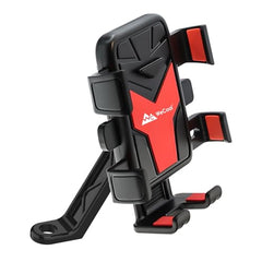 WeCool Bike Mobile Holder - Mirror Fit Mobile Holder for scooty/Scooter/Bike/Motorcycle-with One Click Button Controlled Phone Mount Ideal for Maps and GPS Navigation with Auto Locking,Firm Grip
