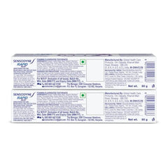 Sensodyne Toothpaste Rapid Relief | Fast Sensitivity Relief Tooth Paste Combo Pack - 160gm (80gm x 2) | Fresh Taste | Dentist Recommended
