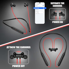 Kratos TW02 Ear Buds Wireless with 60H Playtime, Noise Isolation & Clear Calls, Bluetooth Earbuds with Voice Assistant, Ear Buds with Bluetooth V 5.3 & with Type C Fast Charging, IPX5 TWS Earphones