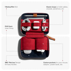 DailyObjects Polyester Monkey Shoulder X Do Vault Tech Organizer - Medium, Casual, Orange