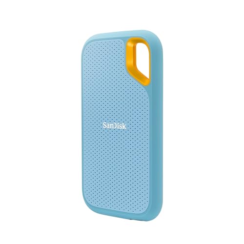 SANDISK Extreme 4TB Portable External SSD, 1050MB/s R, 1000MB/s W, 3m Drop Protection, IP65 Water/dust Resistant, PC,MAC & TypeC Smartphone Compatible, 5Y Warranty, Black Color