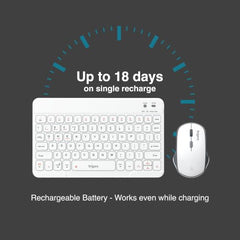 FINGERS MiniClicks Duo D7 Wireless Bluetooth Keyboard and Mouse Combo Set
