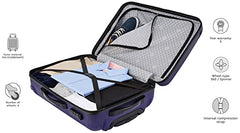 Safari Cabin Thorium Neo 8 Wheels Set of 2 (+ Medium) Trolley Bags, Hard Case Polycarbonate, 360º Spinner Wheeling Luggage for Men & Women, Travel Bag Suitcase, Dusk Green