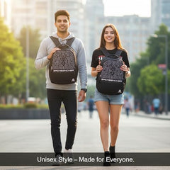 HACKER Laptop Backpack for Men & Women | Stylish Spider Printed Backpack | Durable School, College & Office Bag | Spacious Travel Backpack with Padded Laptop Compartment & Adjustable Straps