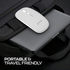 Geonix Opal A11 Optical Wireless Mouse | High Precision Tracking, Silent Click, 3 DPI Modes, Type-C Rechargeable, 10 m Range, 4-Button Ergonomic Design