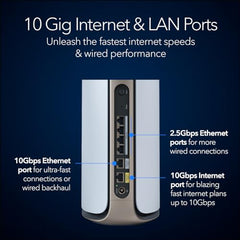 NETGEAR Orbi 970 Series WiFi 7 Mesh System, Add-on Satellite