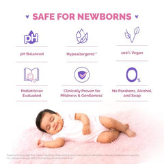 Himalaya Nature Touch Water Wipes for Baby's Sensitive Skin | 72NxPack of 3 | With Organic Coconut Oil | 99% Pure Water | 100% Plant-Based Biodegradable Wipes