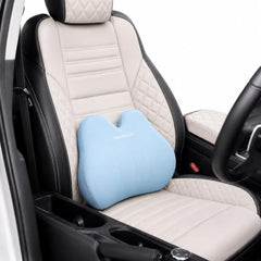 Grin Health Mini Back Support Cushion for Lumbar Support & Back Pain Relief, Backrest for Car Seat, Lower Back Cushion for Office Chair, Driving, Travel Backrest Pillow